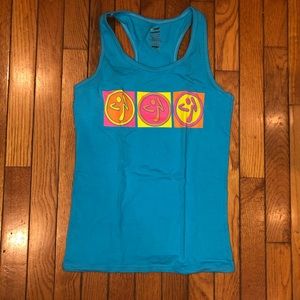 Blue Zumba Tank Top